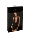 Mini robe noire dos nu Luminara – tenue élégante pour soirées privées
