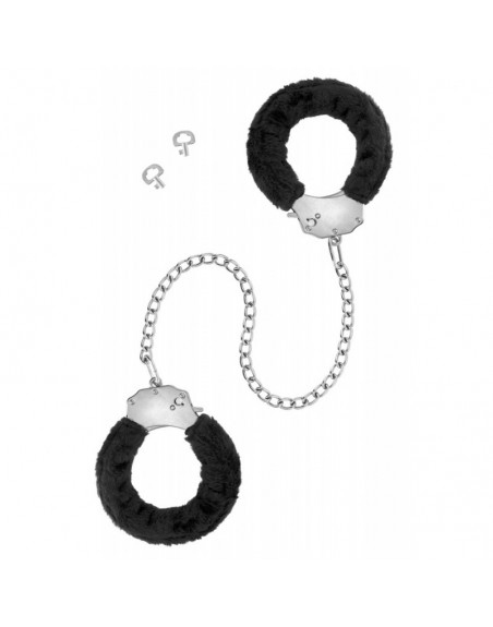 DRESSING LIBERTIN: menottes pour chevilles en fourrure fetish tentation