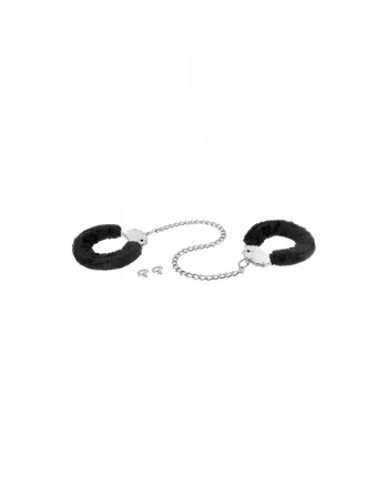 DRESSING LIBERTIN: menottes pour chevilles en fourrure fetish tentation