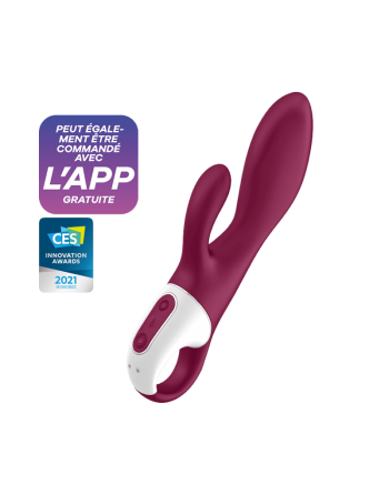 Dressing libertin : vibromasseur rabbit chauffant satisfyer heated affair  violet de satisfyer en gros ou