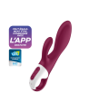 Dressing libertin : vibromasseur rabbit chauffant satisfyer heated affair  violet de satisfyer en gros ou