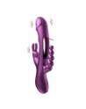 Vibromasseur Trilux Rabbit 4 en 1 controlé par application - Violet