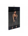 F298 Libido Combinaison à col et chaîne de perles catsuit dos nu