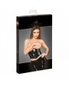 f211 corset en cuir écologique laqué SEXY pour des sorties club libertin