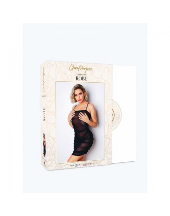 Le numéro 6 robe Clara Morgane - Noir ULTRA SEXY
