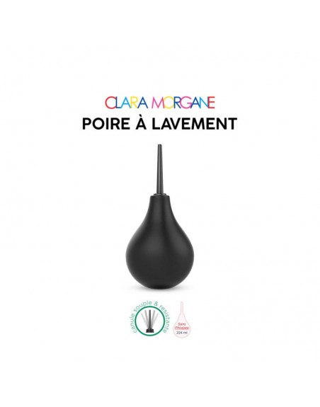 poire à lavement clara morgane  noir