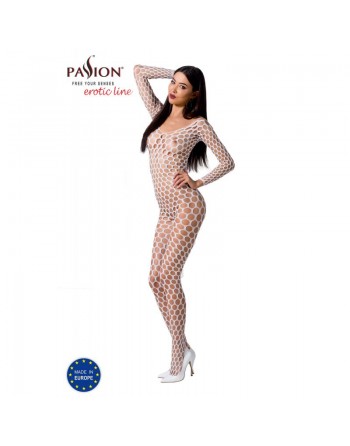 BS077W Bodystocking - Blanc