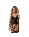 Corset noir transparent Arrowel – Lingerie sexy chic | Dressing Libertin