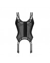 Corset noir transparent Arrowel – Lingerie sexy chic | Dressing Libertin