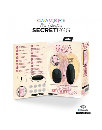 My vibrating secret egg - Noir/ Dressing Libertin