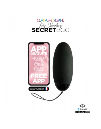 My vibrating secret egg - Noir/ Dressing Libertin