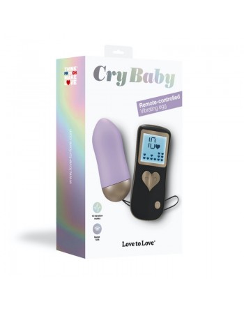 Sextoy : Oeuf Vibrant Cry Baby - Mauve /Dressing Libertin