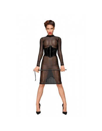 F182 Robe Tulle Transparent – Élégante & Sexy | Dressing Libertin