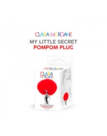 my little secret pompom plug  rouge clara morgane