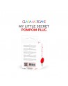 my little secret pompom plug  rouge clara morgane