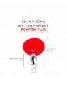 my little secret pompom plug  rouge clara morgane