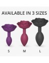 sextoys  marque love to love  plug open roses l  black onyx