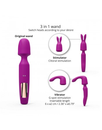 sextoys  marque love to love  revolution  sweet orchid vibromasseur et wand